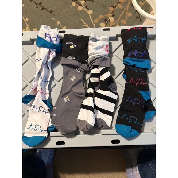 None and/or Unknown Accessories - 4 Pairs of Compression Socks SzL/XL